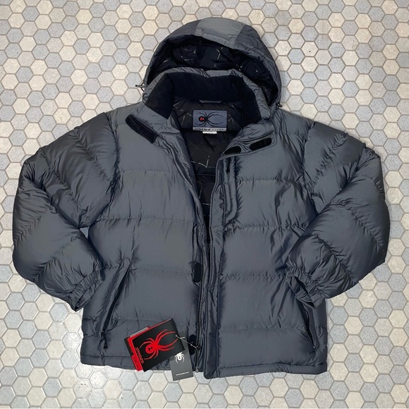Spyder Yellowstone Down Jacket - Graphite Crossdye - Size Medium